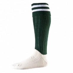 58% Acrylic /35% Cotton / 5% Polyester / 2% Elastic, Natural cotton foot for all day comfort / Acrylic leg offers natural stretch and is quick drying / Fold over with securring toe
