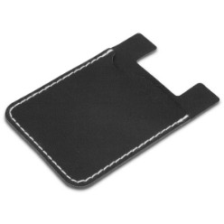 Customise your cellphone wallet by branding your logo or message on this stylish card holders. With its super strong adhesive back it attaches securely to your phone and will not shift. Can hold two credit cards safely. PU