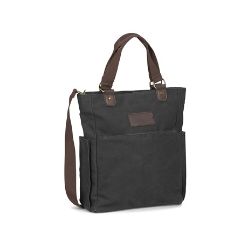 canvas with PU and pongee lining, adjustable shoulder strap
