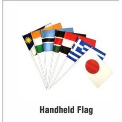 Hand Held Flags  in sizes 150 x 100mm to 300 x 400mm with full colour prints