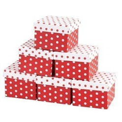 Handmade Polka Dot Gift Box