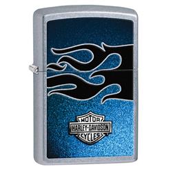 Blue Harley Davidson zippo lighter