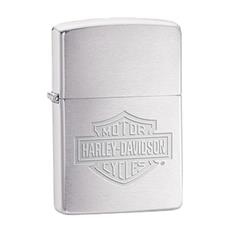 Zippo lighter with the Hardely picture edged
