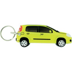 Hatchback plex key holder, material: resin & plexi