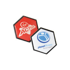Hexagon Lapel Badge