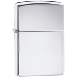 Zippo lighter in high polished chrome