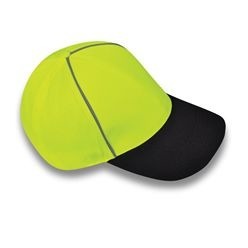 Polyester and Cotton. Features: Shaped and styled for a comfortable fit and advanced looks, Durable plastic inner to retain peak shape, Contrast reflective trim for night visibility, High visibility, Matching Jackets, Matching T-shirts, 6 Panel cap.