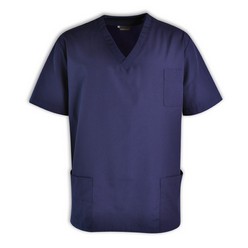 Hospitality coveralls, Alex scrub top, multiple pockets on all garments, high quality KOOLTRON polycotton fabric, alex and lexie have a comfortable v-neck design, clark and terry have an elasticated waist for comfort and is ideal for most types