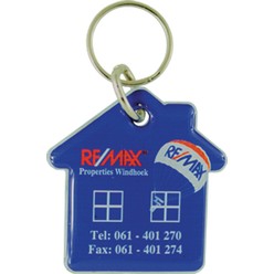 House plexi key holder, material: resin & plexi