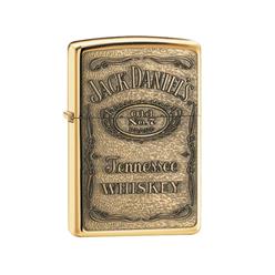 ID Label brass zippo lighter