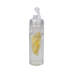 Stay on trend with these stylish water bottles that are not only practical but also perfect for those who are health conscious and enjoy the great taste of fruit flavoured refreshing water. These bottles are the perfect companion for the gym and the office. Slice up your fruit or vegetables and just add them to your water for that great taste. Features include a 700ml water bottle with fruit infusion chamber · made from BPA free Tritan material, *Due to Health and Safety Regulations we cannot a....