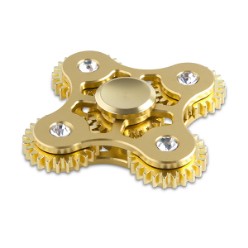 Improve your focus, concentration and creativity with this unique INGEAR Metal Spinner which is the ultimate executive stress relieving toy. It features a solid metal construction with excellent quality bearings which gives it an impressive spin time of over 5 minutes. Packaged in a round metal presentation box with foam inlay, Note: The INGEAR Metal Spinner is a stress relieving toy designed for adult use. Children should use only under adult supervision. Metal