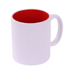 Serve your guest in style with this mug that has been designed with a funky contrast colour on the inside that adds a flare of style and uniqueness to your table setting. Dishwasher and Microwave safe, 300ml, Packaged in a white box, Ceramic