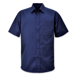 Short Sleeve, Polycotton, Reinforced top stitching, Engraved matching buttons