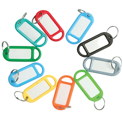 Getting confused with which key goes where or whose keys are whose. Then these Multi-coloured identification card will aid in neutralising your troubles. Organise, arrange and label your keys with the identitags on a key ring. Each unit contains 50 identitags. These identification tags are ideal for big corporations and hospitality industries.