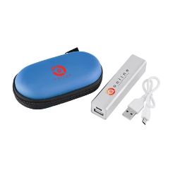 Aluminum Power bank, includes micro USB cable