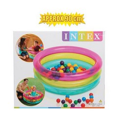 Intex Ball Pit & 50 Balls 3-Ring 