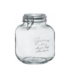Are you looking for a unique jar? Giftwrap offers a glass jar that has a transparent body that lets the user see what is inside. The capacity of the jar is 3.1 litre which can hold bigger items easily. It is a glass jar made out of durable and reliable material. It can be used for long period of time. It is a simple and innovative item that is best for giving gifts.