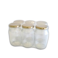 Looking for a set of jars of the same size? Giftwrap offers glass jars in the set of 6 pieces made up of high-quality glass. They are accompanied with a lid to maintain the freshness and preserve the quality. These can be used for different purposes because of the high volume capacity of 352ml each. You can either use them for storing sauces or honey and can also gift them on special occasions.