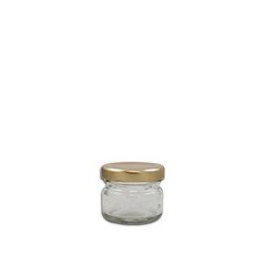 Healthy quality mini jar made with glass. Complemented with a lid, requisite lack of air, base for retaining material necessitating a dry environment. The smoothness of glass makes it easier to know what is in the jar when you are looking for an individual item. Typical for collecting small items, whether you make dip sauces or like to use it for your jewelry items the jar is a complete choice.