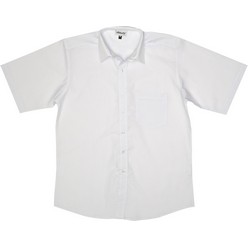 Polycotton, button down collar , left chest pocket, back yoke with loop, Price range from S-5Xl