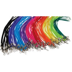 Jellybean lanyard, material: metal and plastic 