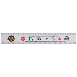 A Jumbo ruler that is available in various colours that can be customised with Pad printing with your logo and other methods.