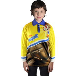Junior Unisex Long Sleeve Golf Shirt
