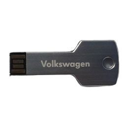 USB Flash drive in the shape of a key, Practical key shape design blends in with your keys, Fits onto your keyring with your other keys - ensuring you always have your USB with your keys! Available in PP box.