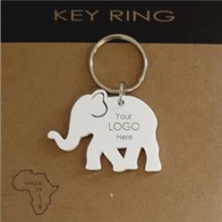 Key ring elephant perspex