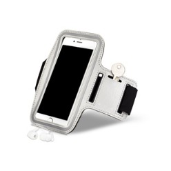 Runner phone armband with ear buds