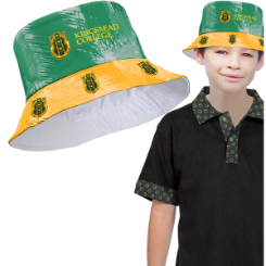 Kids Reversible Bucket Hat with sublimation