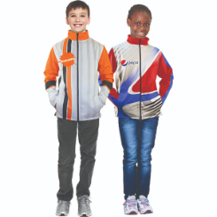 Kids Sublimated Brushed Fleece Jacket