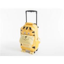 Kids yellow tiger trolley case