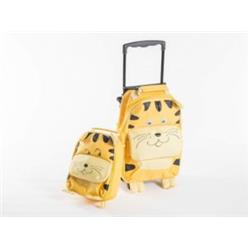Kids yellow tiger trolley combo