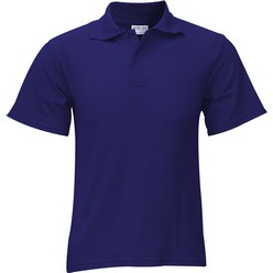 175gsm polycotton pique. Features include: two ridge collar detail, locally manufactured, also available in adults range.