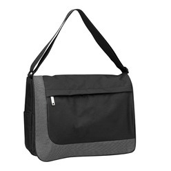 Laptop bag made from 600d +Two Tone 600d fabric with a inner zip pocket, inner padded divider, Velcro closure, adjustable shoulder strap, zip pocket, metal zip puller and pen slots.
