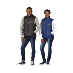 Its feature's The details include a full zip with chin protector, front panels with welt pockets and a curved back hem to complete the look. Ladies: Relaxed fit. Gents: Regular fit, 100% polyester 40D, 210T lining and polyester wadding