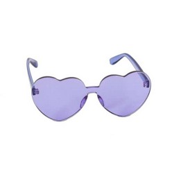 These shades are certainly lit! Wear your heart on your face. Purple and Red heart shaped sunglasses. Please note these shades have UV400 protection  