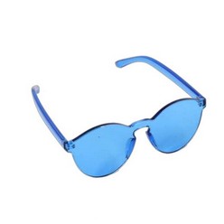 These shades are certainly lit!  Stunning round solid colored Sunglasses 