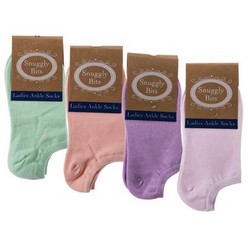 Ladies Anklet Pastel is a combination of materials like most socks but these can be branded with anything from dragons to logos.