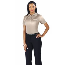 Ladies Double Mercerized Golf Shirt