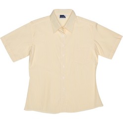 Ladies drew shirt, Polycotton, Short sleeve, Left chest pocket, Regular fit