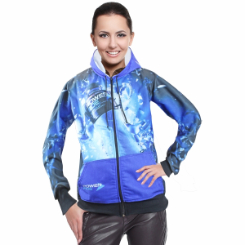 Ladies Henly Sublimated Hooded Sweater with Zipÿ
