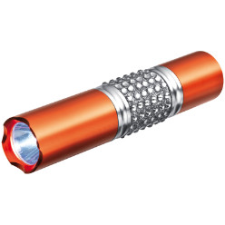 Ladies metal LED torch with gem stones.