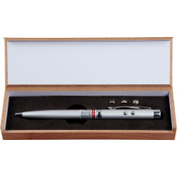 Laser, Torch and Pen - Includes Batteries - Material: Metal