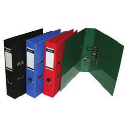 Discover an easy and convenient way to safe guard and systemise your document, information and data with these donau lever arch files. It has a simplistic PVC board cover and is fused as its seams to enhance this products durability and securing those important documents. These files are available in a range of elementary colours, from red, to blue, yellow, green and white. 