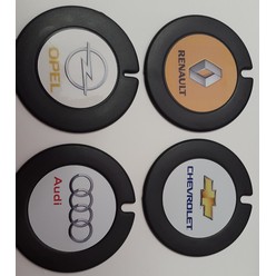 Licence Disc Holders 90mm - Black