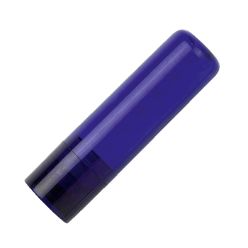 Translucent plastic lip balm stick, SPF 15