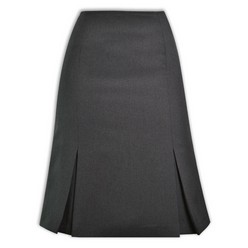 Lize skirt-60cm, mini matt - 100% polyester, features: flattering design, fully lined with a concealed back zip, double front and back pleats give the garment a stylish flare